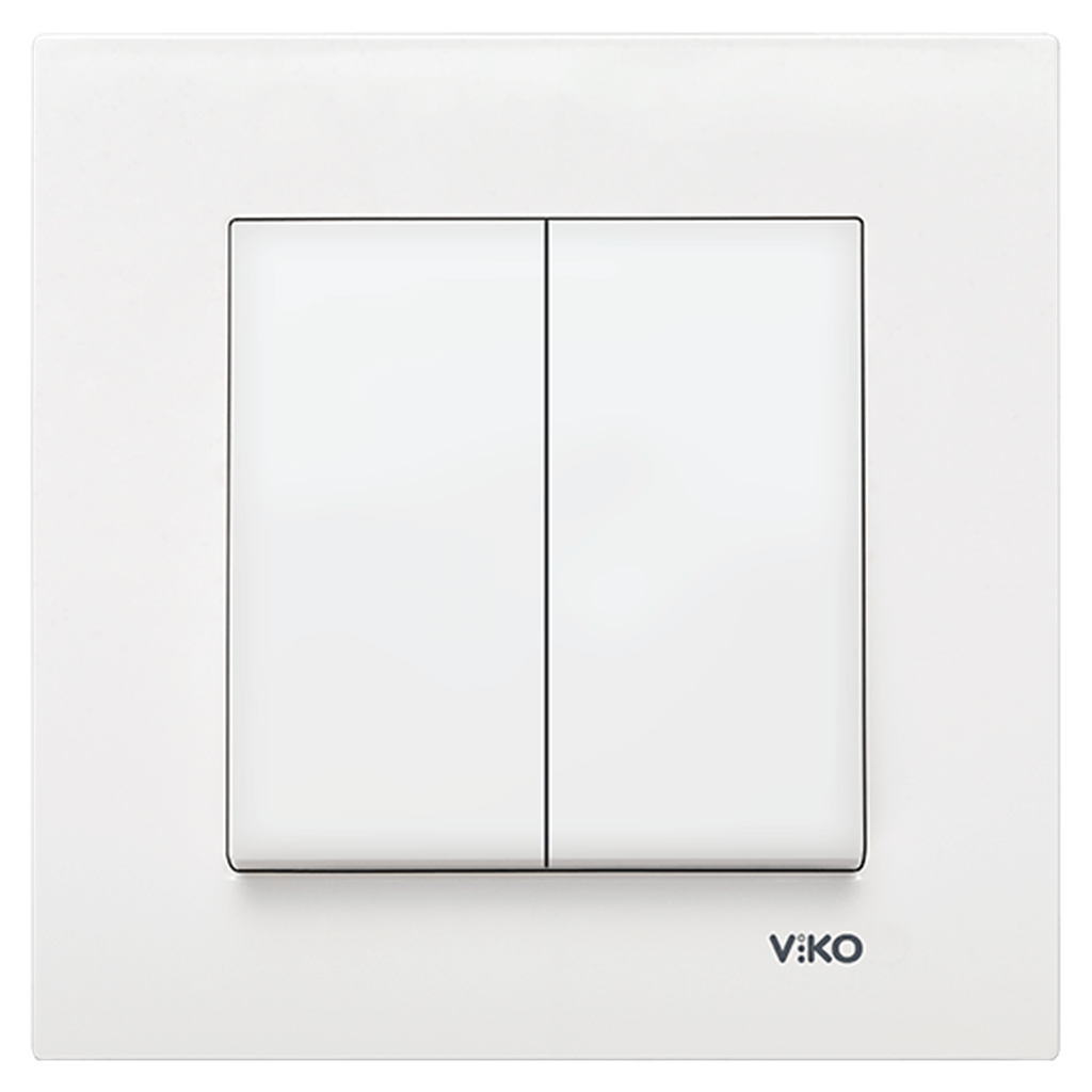 Viko Karre/Meridian Komitatör Beyaz (Çerçevesiz)