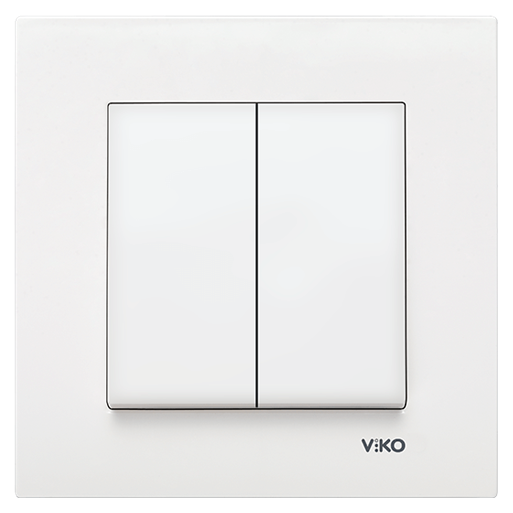 Viko Karre/Meridian Komitatör Beyaz (Çerçevesiz)