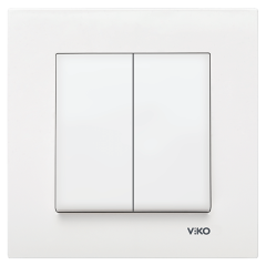 Viko Karre/Meridian Komitatör Beyaz (Çerçevesiz)