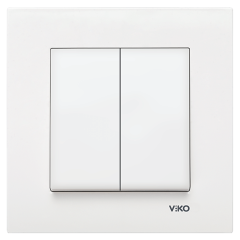 Viko Karre/Meridian Komitatör Beyaz (Çerçevesiz)