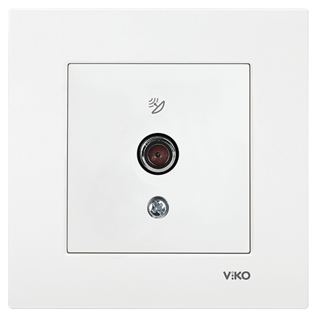 Viko Karre/Meridian Televizyon Priz F Konnektörlü (Çerçevesiz)