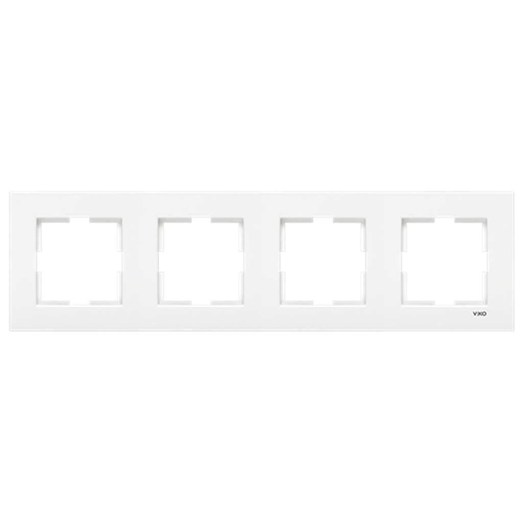 Viko Karre Dörtlü Yatay Çerçeve Beyaz