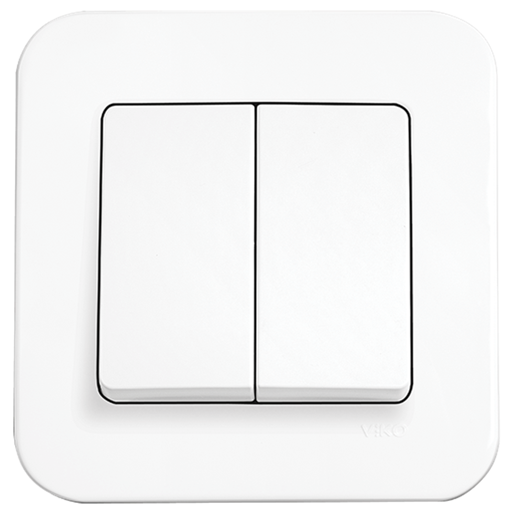 Viko Linnera/Rollina Komitatör Beyaz (Çerçevesiz)