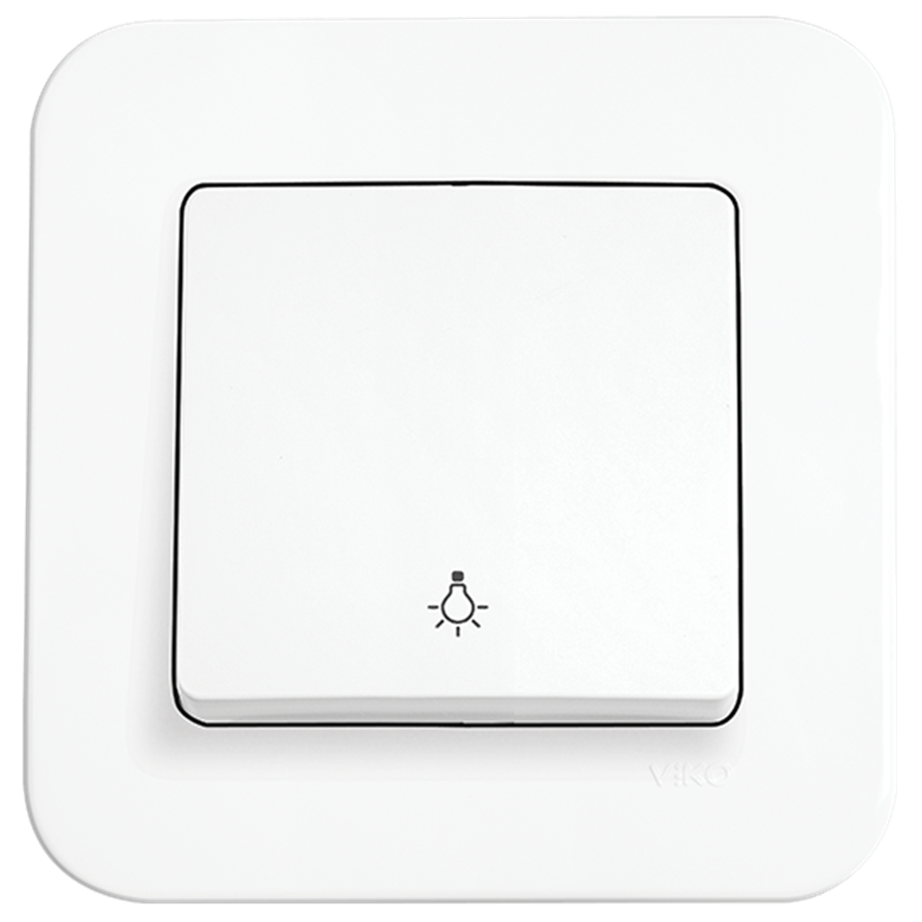 Viko Linnera/Rollina Light Beyaz (Çerçevesiz)