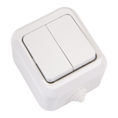 Makel Sıva Üstü Nemliyer Komitatör Beyaz IP44