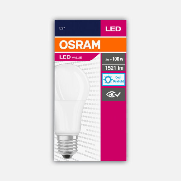 Osram 13W Led Ampül Beyaz 6500K