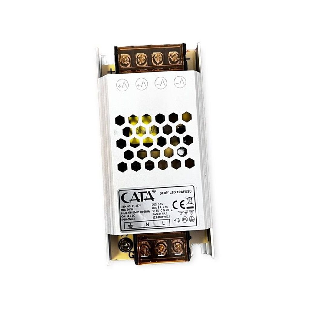 Cata CT-2674 5A Slim Led Trafosu