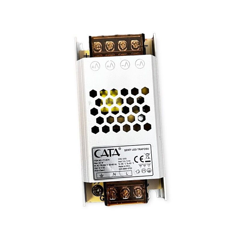 Cata CT-2674 5A Slim Led Trafosu