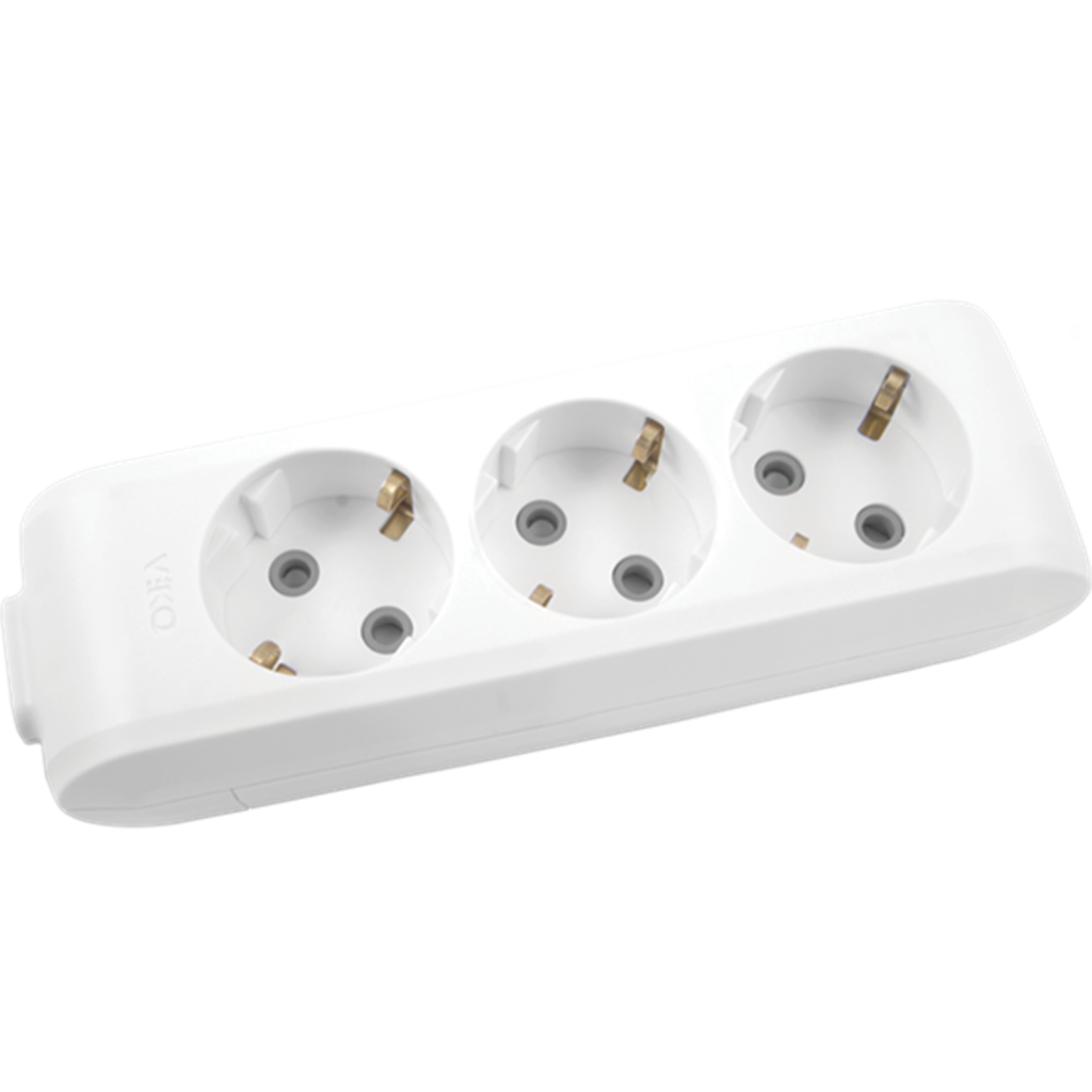 Viko Multi-let Üçlü Priz Topraklı Klemensli