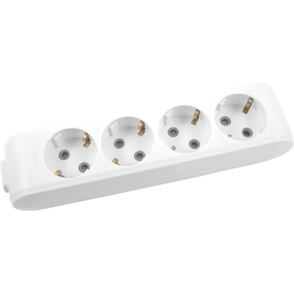 Viko Multi-let Dörtlü Priz Topraklı Klemensli