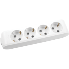 Viko Multi-let Dörtlü Priz Topraklı Klemensli