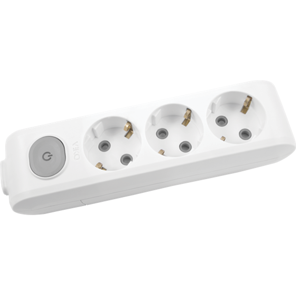 Viko Multi-let Üçlü Priz Anahtarlı Topraklı Klemensli