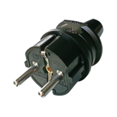 Viko Topraklı Erkek Fiş Siyah (I Tipi)