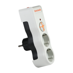 Tunçmatik 2li Powersurge Akım Korumalı Priz Beyaz TSK19021