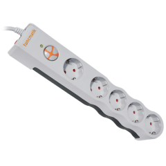Tunçmatik 5li 1050 J 1.5M Powersurge Akım Korumalı Priz Beyaz TSK6134