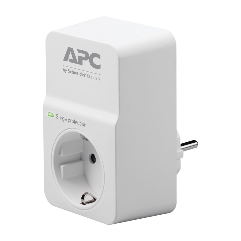 Schneider Electric APC Tekli Akım Korumalı Priz Beyaz