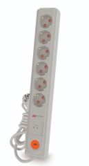 Mutlusan Ri-Tech Altılı Şok Korumalı Grup Priz (3X1.5 TTR 1.5 Mt)