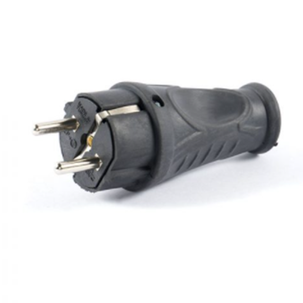 Kauçuk Topraklı Erkek Fiş (1X16A)