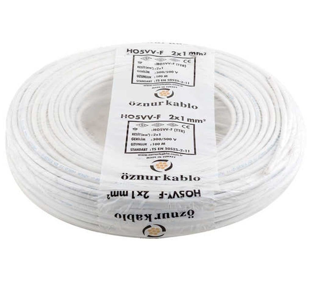 Öznur 2X1 MM TTR Kablo - 100 Metre