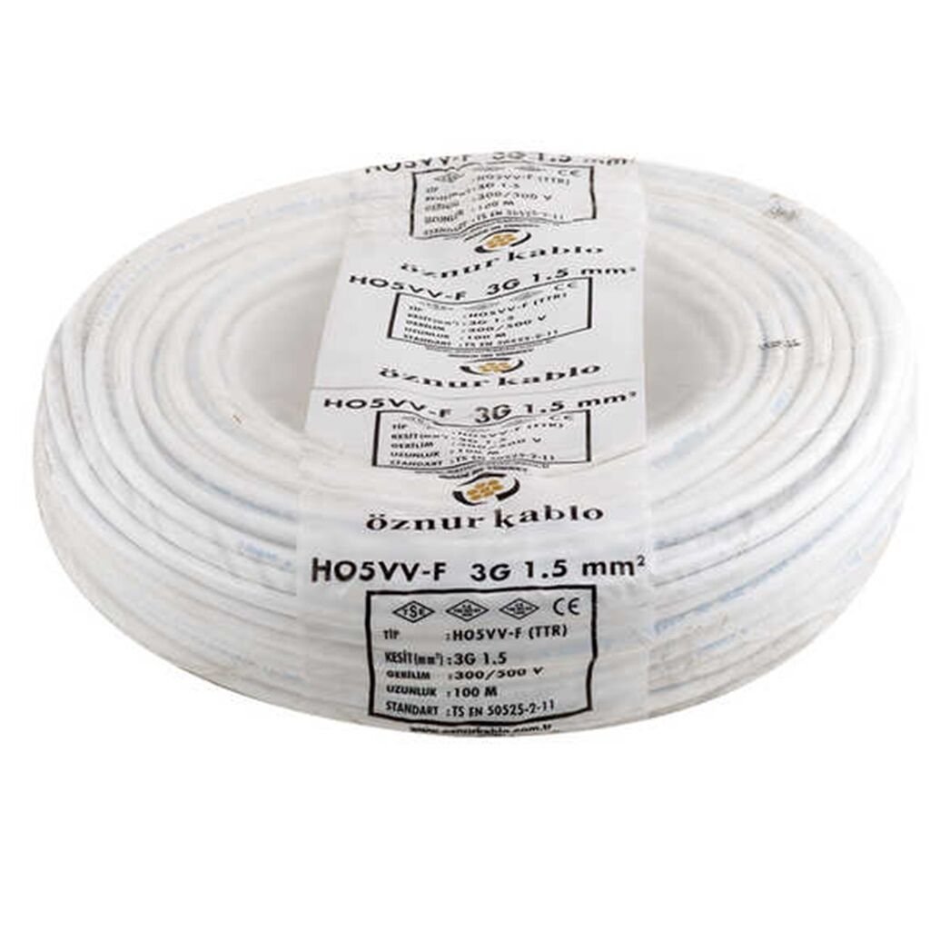 Öznur 3X1,5 MM TTR Kablo - 100 Metre