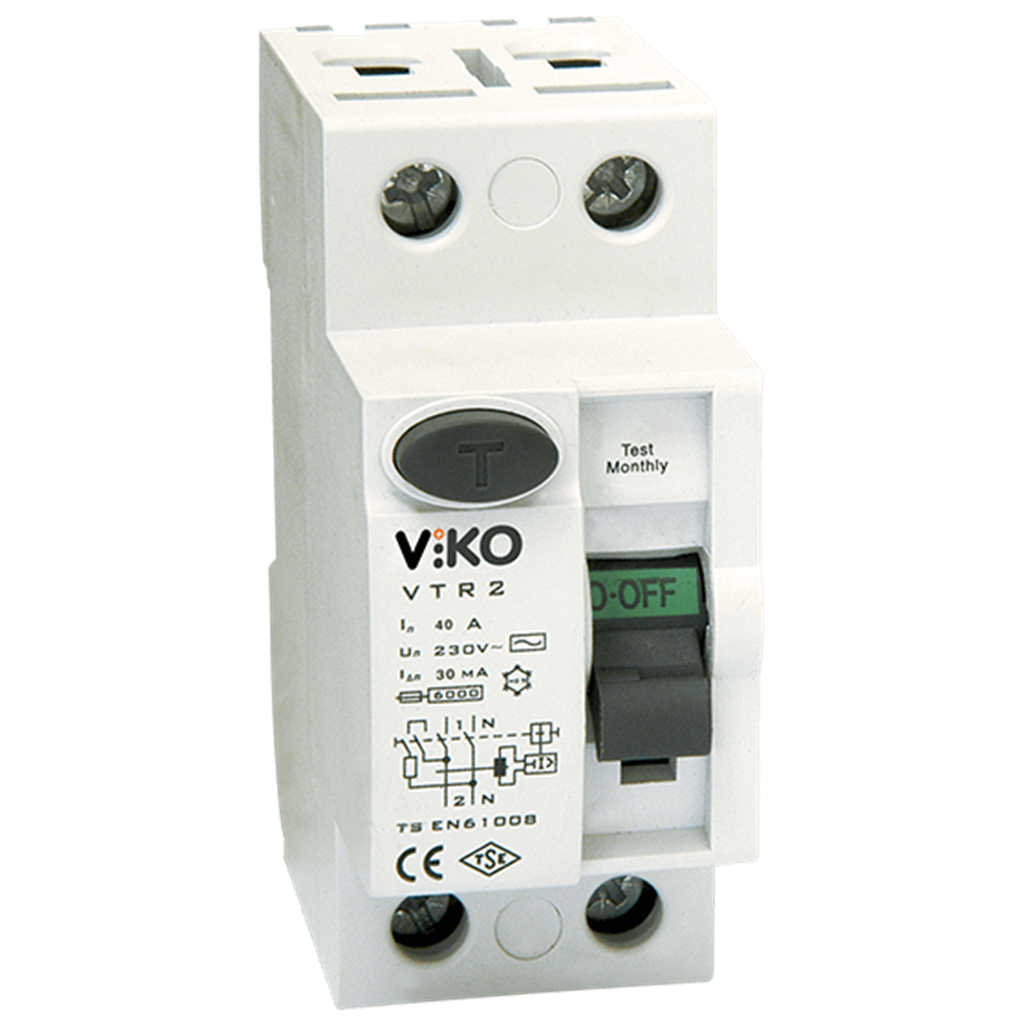 Viko 2x25A 30mA 6kA Monofaze Kaçak Akım Koruma Rolesi