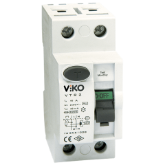 Viko 2x32A 30mA 6kA Monofaze Kaçak Akım Koruma Rolesi