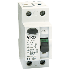 Viko 2x32A 30mA 6kA Monofaze Kaçak Akım Koruma Rolesi