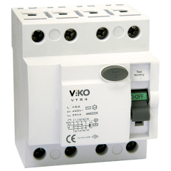 Viko 4x63A 30mA 6kA Trifaze Kaçak Akım Koruma Rolesi