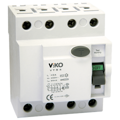 Viko 4x80A 30mA 6kA Trifaze Kaçak Akım Koruma Rolesi