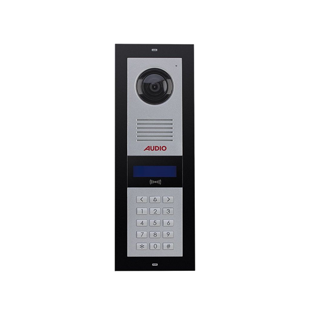 Aıdio - Mekanik Butonlu Kameralı Zil Paneli LCD Ekran Siyah - (003002)