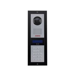 Audio - Mekanik Butonlu Kameralı Zil Paneli LCD Ekran Siyah - (003002)