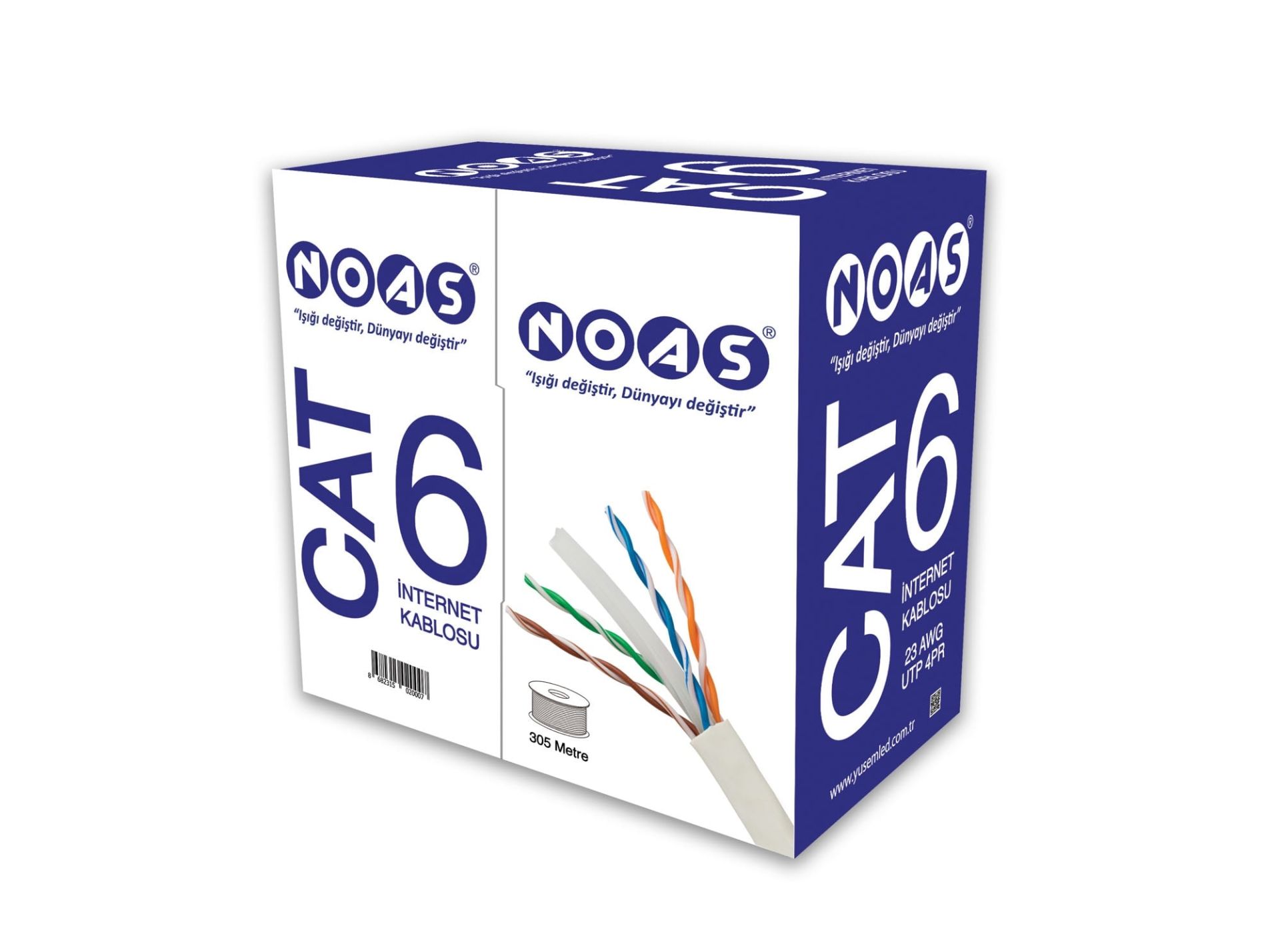 Noas Cat6 Data Kablosu YL-C006 (305 Metre)