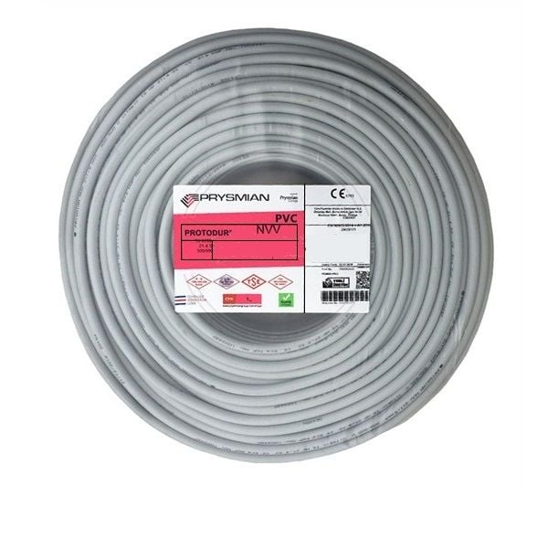 Prysmian 2X2,5 MM NYM Antigron Kablo - 100 Metre