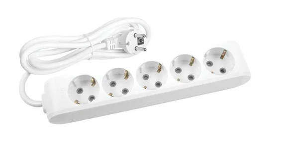 Viko Multi-let Beşli 2 Metre Priz Topraklı Beyaz