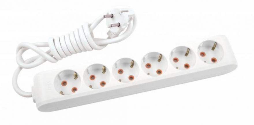 Viko Multi-let Beşli 5 Metre Priz Topraklı Beyaz