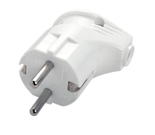 Viko Monoblok Topraklı Erkek Fiş Beyaz