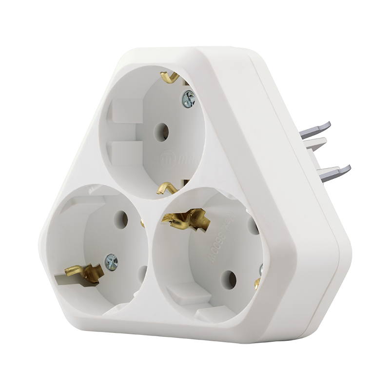 Makel 3lü Sıva Altı Topraklı Priz