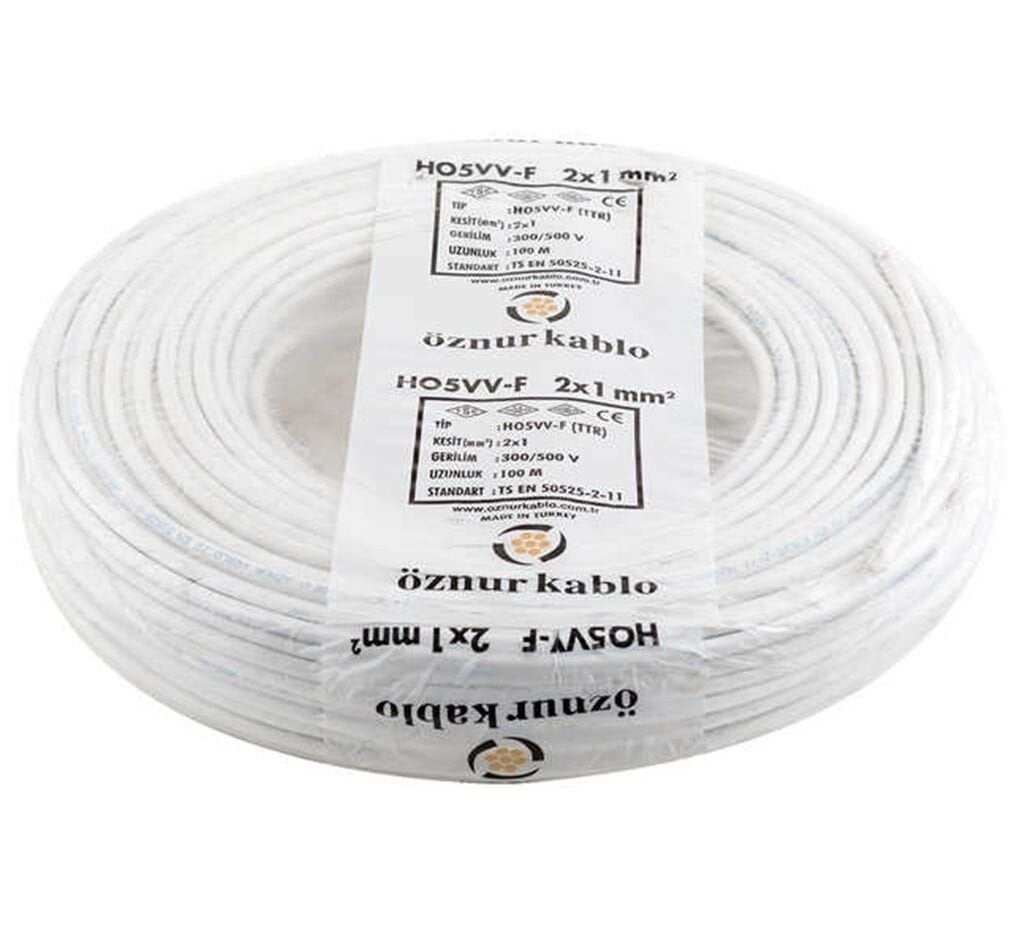 Öznur 3X0,75 MM TTR Kablo - 100 Metre