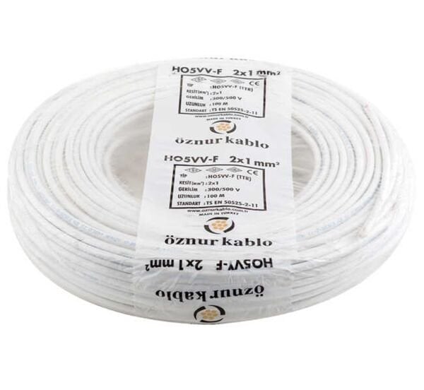 Öznur 3X0,75 MM TTR Kablo - 100 Metre